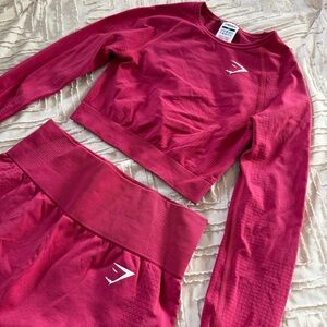 Gymshark Berry Vital Seamless Set